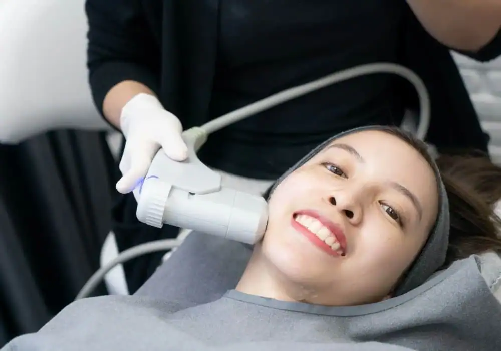 HIFU treatment Worthing in progress
