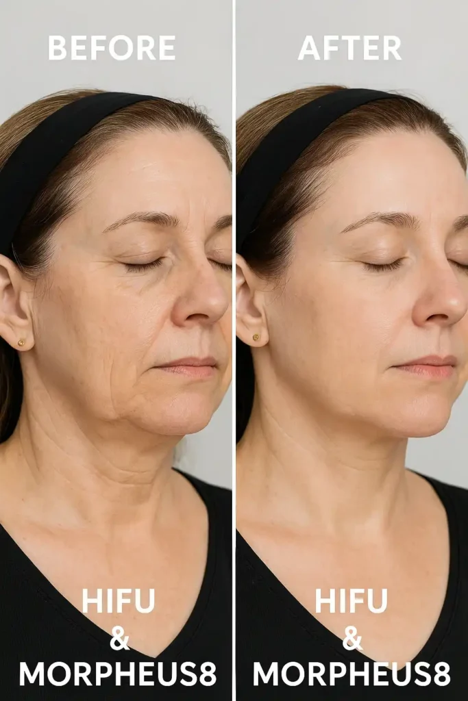 HIFU & Morpheus8 treatment results Worthing - book in today!