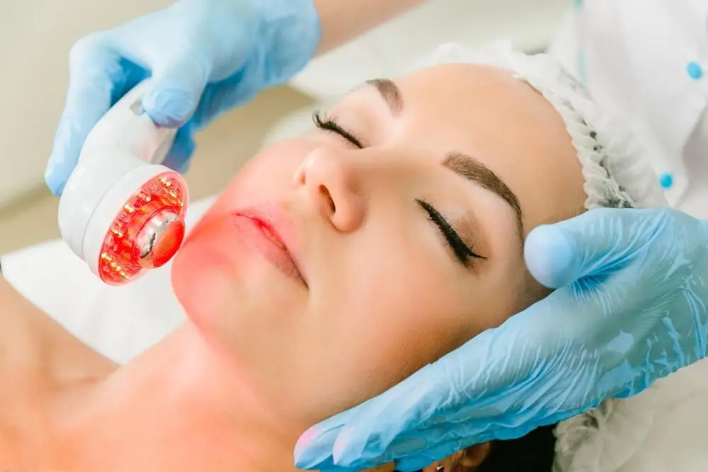 woman having non-surgical Morph8 treatment Worthing